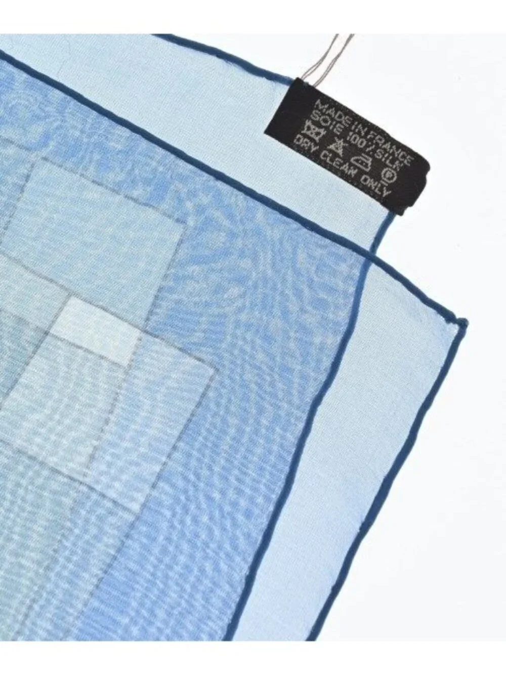 Hermes Bandana Scarf Blue
